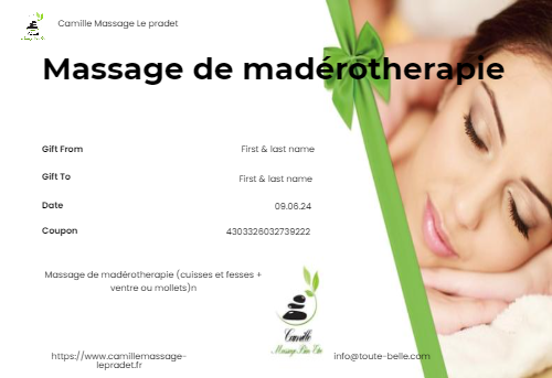 Massage de madérotherapie 45 min